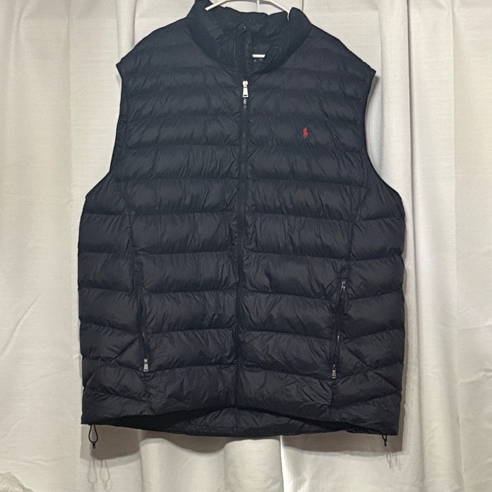 Ralph Lauren Navy Puffer Vest
